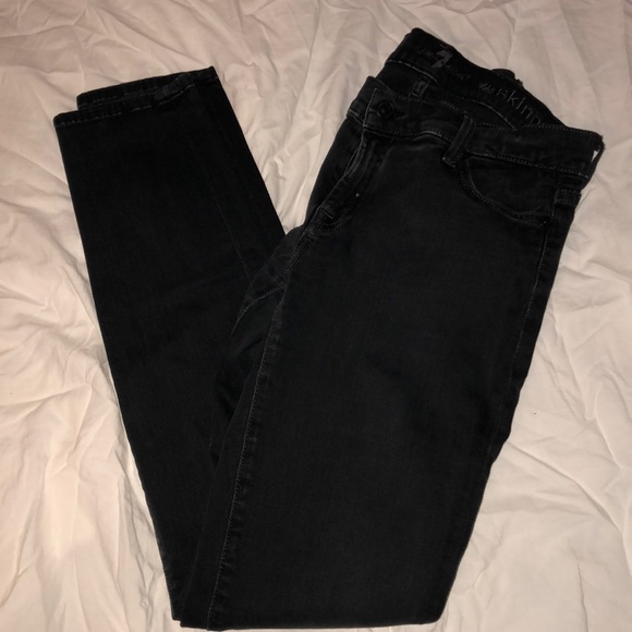 7 for all Mankind Black Skinny Jeans - Picture 3 of 4